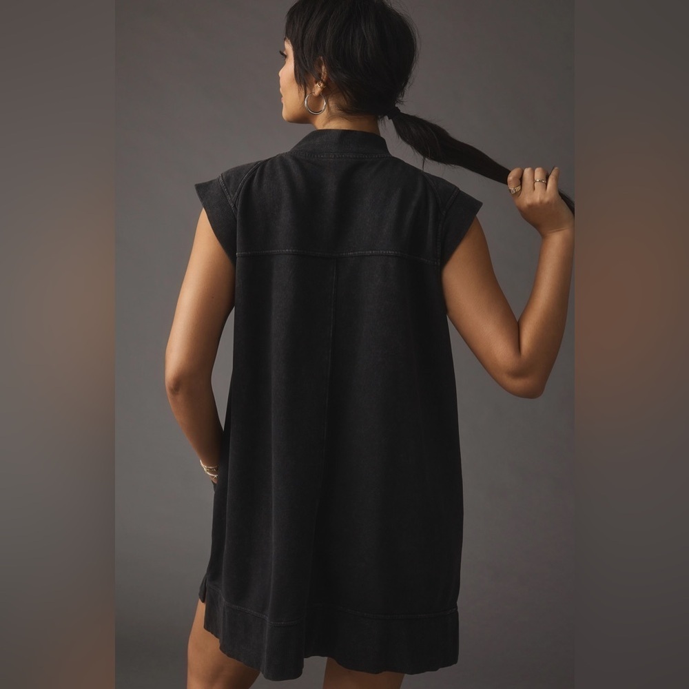 Daily Practice by Anthropologie Meru Zip-Front Mini Dress - Picture 4 of 11